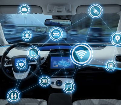 intelligent vehicle cockpit and wireless communication network concept